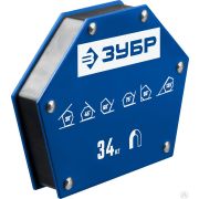 Угольник магнитный для сварочных работ ЗУБР УМ-6 до 34 кг