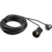 Удлинитель-шнур ПВС 307-Ш, 10 м, 2500 Вт, 1 гнездо, ПВС 3х0,75 мм2, ЗУБР