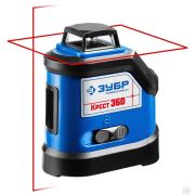 Нивелир лазерный 360°, 20 м/70 м, точн +/-0,3 мм/м ЗУБР КРЕСТ 360