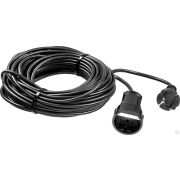 Силовой удлинитель-шнур ЗУБР ПВС 2x075 20 м 2200Вт, ПВС 207-Ш