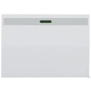 Выключатель СВЕТОЗАР ЭФФЕКТ одноклавишный, с эффектом свечения, без вставки и рамки, цвет белый, 10A/~250B