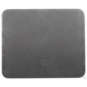 Выключатель СВЕТОЗАР ГАММА проходной, одноклавишный, без вставки и рамки, цвет светло-серый металлик, 10A/~250B