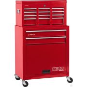 Инструментальная тележка STAYER комбо, 2 ящика + ящик настольный, 7 полок, 616х330х742 мм, MASTER