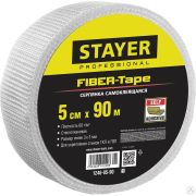 Серпянка самоклеящаяся FIBER-Tape, 5 см х 90 м, STAYER Professional 1246-05-90