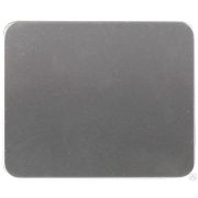 Выключатель СВЕТОЗАР ГАММА одноклавишный, без вставки и рамки, цвет светло-серый металлик, 10A/~250B