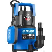 Дренажный насос ЗУБР с минимальным уровнем откачки, 750 Вт, Профессионал