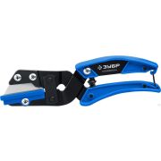 Угловые ножницы ЗУБР Универсал со сменным трапециевидным лезвием, для пластмассовых и резиновых профилей