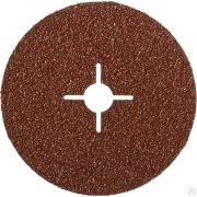 Круг шлифовальный ЗУБР ПРОФИ фибровый, для шлифмашинки угловой, P24, 180х22 мм, 5 листов