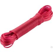 Шнур ЗУБР Мастер бельевой, стальная сердцевина, в пластиковой оплетке, 15 м