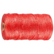 Шпагат STAYER многоцелевой полипропиленовый, d=1,5 мм, красный, 60 м, 32 кгс, 0,8 ктекс