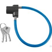 Замок тросовый, длина троса - 350 мм, дисковый механизм секрета, ВС2-6Б