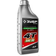 Масло минеральное ЗУБР EXTRA 4Т-30 для 4-тактных двигателей, 1 л