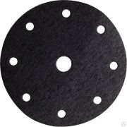 Круг шлифовальный URAGAN Универсальный водостойкий с покрытием стеарата цинка на липучке, 9 отв, P180, 150 мм, 50 шт