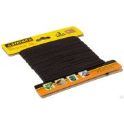 Шнур STAYER STANDARD хозяйственно-бытовой, полипропиленовый, вязанный, без сердечника, черный, d 3, 20 м