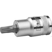 Торцовая бита-головка KRAFTOOL INDUSTRIE QUALITAT, материал S2, SPLINE, сатинированная, 1/2, M8