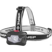 Фонарь ЗУБР ЭКСПЕРТ налобный светодиодный, 3Вт 120Лм +4LED, линза коллиматор, 3 режима, 3ААА