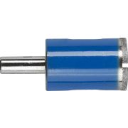 Сверло алмазное трубчатое для дрели d 20 мм по стеклу и керамике, Р100, цилиндрический хвостовик, ЗУБР Профессионал