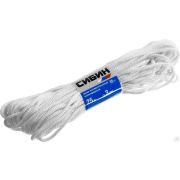 Шнур хозяйственный СИБИН, полиэфирный, длина 25 м, диаметр - 3 мм