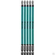 Бита Optimum Line, PZ2, тип хвостовика E 1/4, 150 мм, 5 шт в блистере, KRAFTOOL