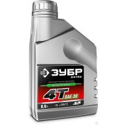 Масло минеральное ЗУБР EXTRA 4Т-30 для 4-тактных двигателей, 06 л