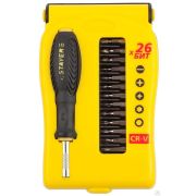 Отвертка-битодержатель для точных работ 26 предметов STAYER