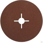 Круг шлифовальный ЗУБР ПРОФИ фибровый, для шлифмашинки угловой, P100, 150х22 мм, 5 листов