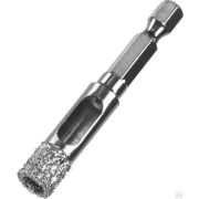 Сверло вакуумное алмазное трубчатое для дрели HEX 1/4 d 10 по керамограниту ЗУБР
