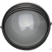 Светильник уличный СВЕТОЗАР влагозащищенный с верхним декоративным кожухом, цвет черный, 100Вт