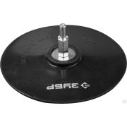 Тарелка опорная ЗУБР Мастер резиновая для дрели под круг на липучке, d 125 мм, шпилька d 8 мм