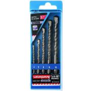 Набор сверл по бетону URAGAN STORM 5 шт d 4-5-6-8-10 мм с шестигранным хвостовиком