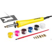 Прибор для выжигания и пайки STAYER 2в1 30Вт, в наборе 7насадок + краски, MAXTerm