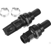 Набор для всасывающих шлангов Обратный клапан с фильтром, адаптер, два хомута ЗУБР