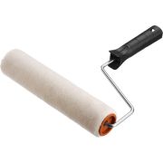 Валик малярный ОПТИМА-ВЕЛЮР в сборе, ворс 4 мм, бюгель 6 мм, 40х240 мм, ЗУБР