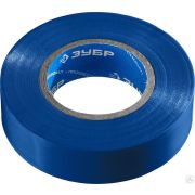 Изолента ПВХ, 20 м х 19 мм ЗУБР Электрик-20 синяя