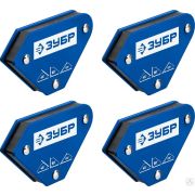 Угольники магнитные для сварочных ЗУБР УМ-3 до 4 кг набор 4 шт