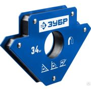 Угольник магнитный для сварочных работ ЗУБР УМ-3 до 34 кг