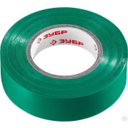 Изолента ПВХ, 20 м х 19 мм ЗУБР Электрик-20 зеленая