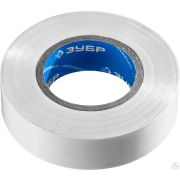 Изолента ПВХ, 20 м х 19 мм ЗУБР Электрик-20 белая