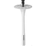 Дюбель для изоляционных материалов полипропиленовый, нейлоновый стержень, 10 x 120 мм, 300 шт, ЗУБР