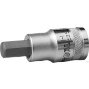 Торцовая бита-головка KRAFTOOL INDUSTRIE QUALITAT, материал S2, HEX, сатинированная, 1/2, H10