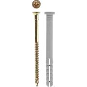 Дюбель-гвоздь полипропиленовый, цилиндрический бортик, 8 x 140 мм, 50 шт, ЗУБР