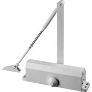 Доводчик дверной ЗУБР Профессионал, для дверей массой до 100 кг, цвет белый