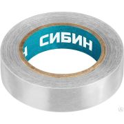 Изолента ПВХ, 10 м х 15 мм СИБИН белая
