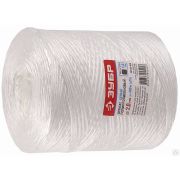 Шпагат ЗУБР полипропиленовый, d=2,0 мм, 400 м, белый, 22 кгс, 1,6 ктекс