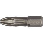 Бита X-DRIVE торсионные кованые, обточенные, KRAFTOOL 26121-2-25-2, Cr-Mo сталь, тип хвостовика C 1/4, PH2, 25 мм, 2 шт