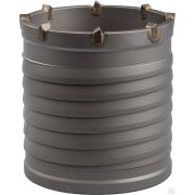 Бур Коронка ЗУБР буровая, конусная посадка, без оснастки, d=80 мм, L=100 мм