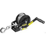 Лебедка ручная барабанная STAYER MASTER, тяговая, тросовая, 0,7т, 8 м