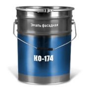 Эмаль фасадная КО-174 черный 50 кг
