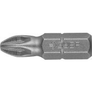 Бита ЗУБР Мастер кованые, хромомолибденовая сталь, тип хвостовика C 1/4, PZ2, 25 мм, 2 шт