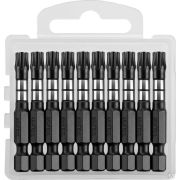 Бита KRAFTOOL Impact Pro, TORX, тип хвостовика E 1/4, TX30, 50 мм, 10 шт, в пластиковом боксе